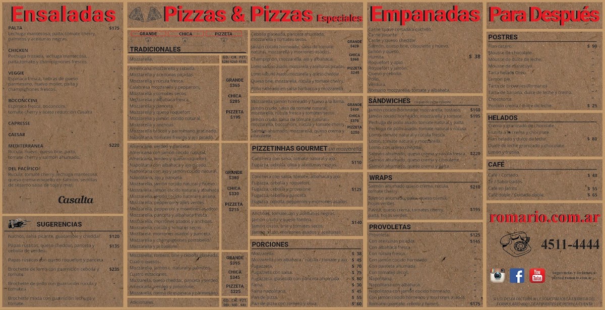 Menu Romario Arenales-5